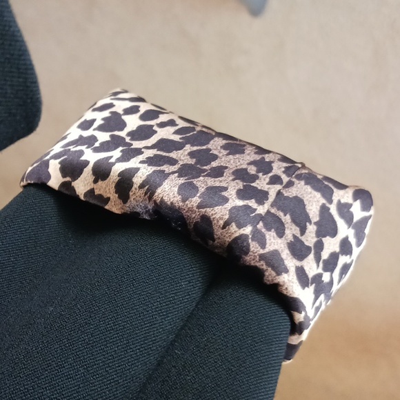 Women's Dress Jacket/Blazer "Vintage" Cache sz0, NEW black- animal print lining/ - Picture 9 of 16